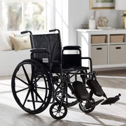 16" Wheelchair, Desk Length Removable Arms, Swing Away Footrests