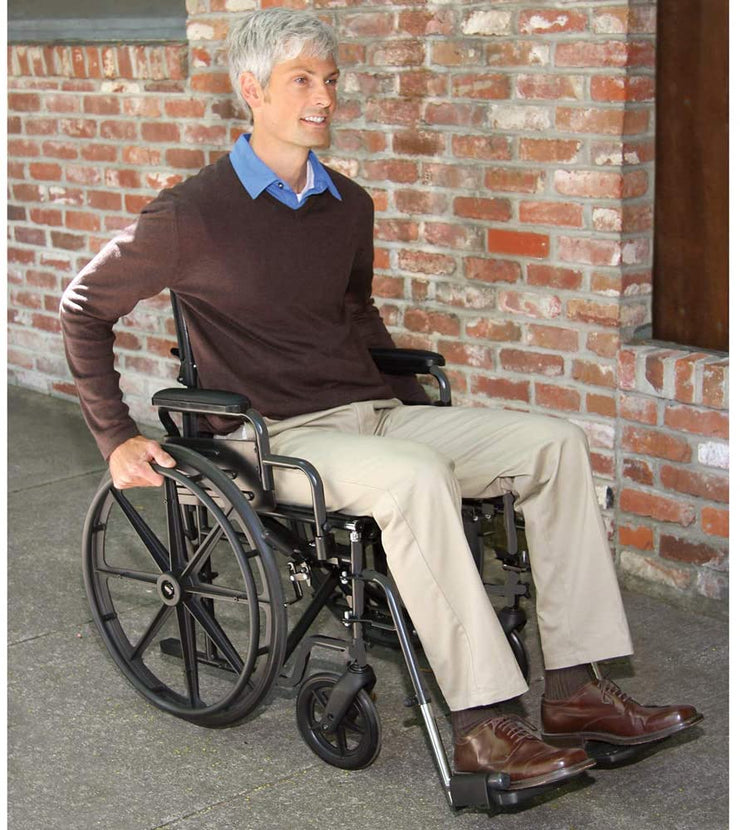 16" Wheelchair, Desk Length Removable Arms, Swing Away Footrests